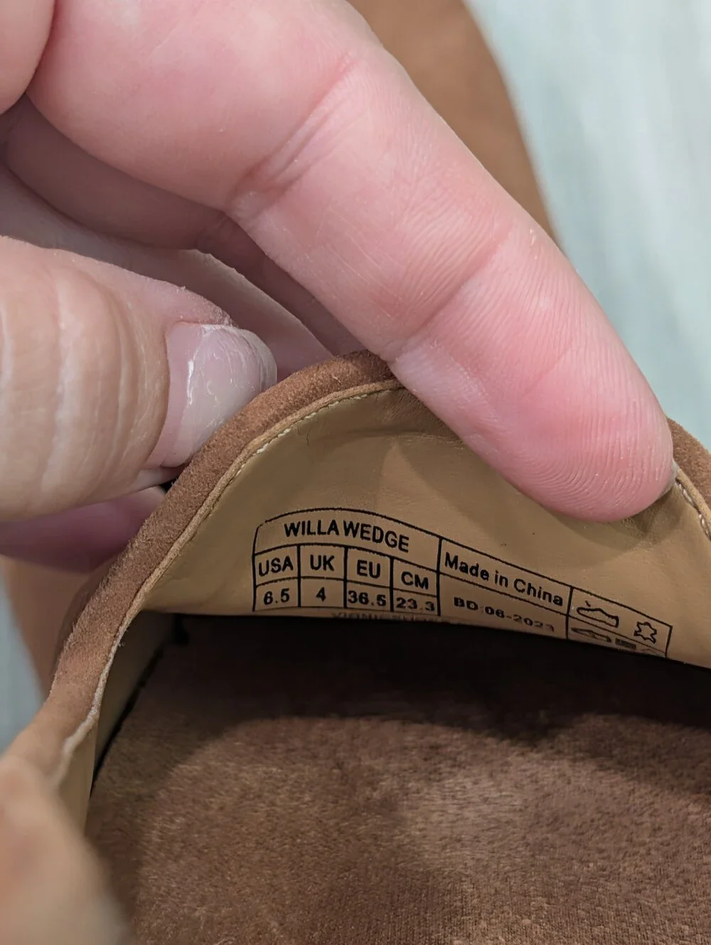 Vionic Aster Willa Wedge Toffee Size 6.5